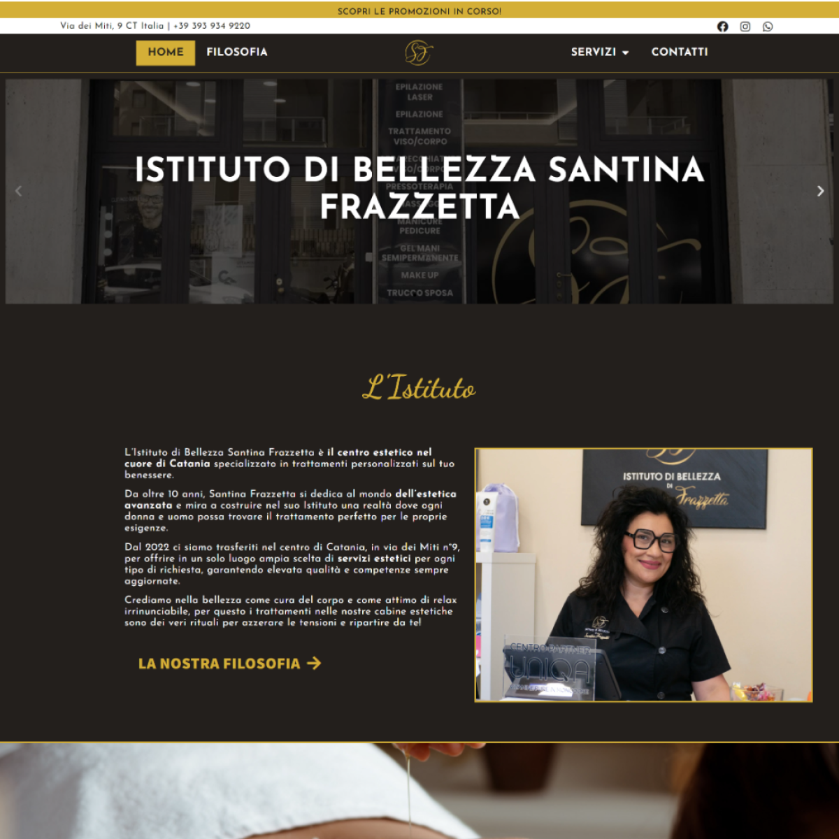 Istituto di Bellezza Santina Frazzetta Centro Estetico Catania 3